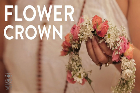 مدل تاج عروس| تاج عروس| تاج گل عروس| آرایش عروس| آرایشگاه زنانه| تاج  با گل های طبیعی